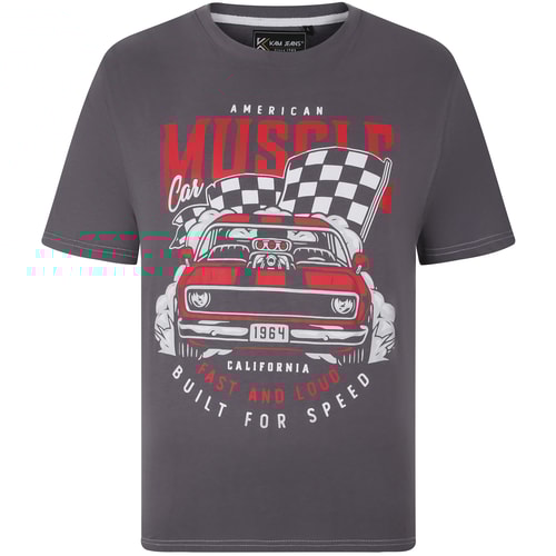 KAM American Muscle Tee Schiefer